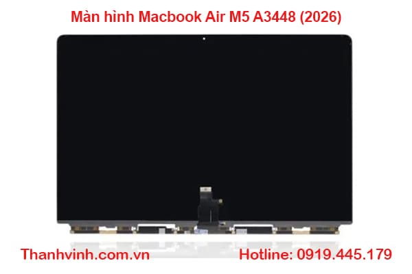 màn hình Macbook Air M5 15 inch 2026 A3448