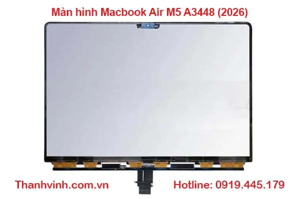 àn hình Macbook Air M5 15 inch 2026 A3448
