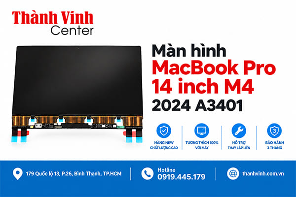 Màn hình MacBook Pro 14 inch M4 2024 A3401