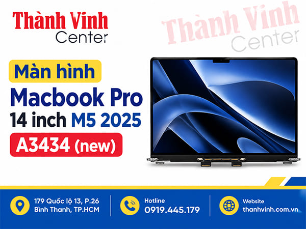 màn hình MacBook Pro 14 inch M5 2025 A3434