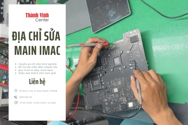 Sửa iMac Retina 5K 27 inch 2020 A2115 mất nguồn