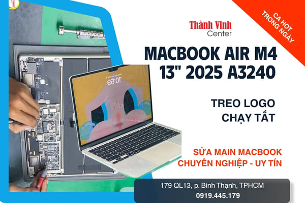 main Macbook Air M4 13 inch 2025 A3240