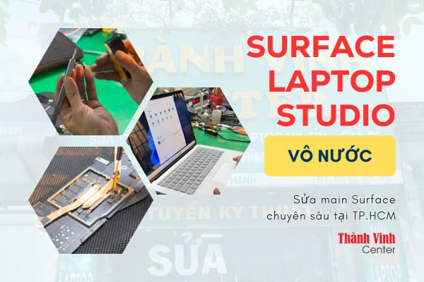 Sửa main Surface Laptop Studio vô nước