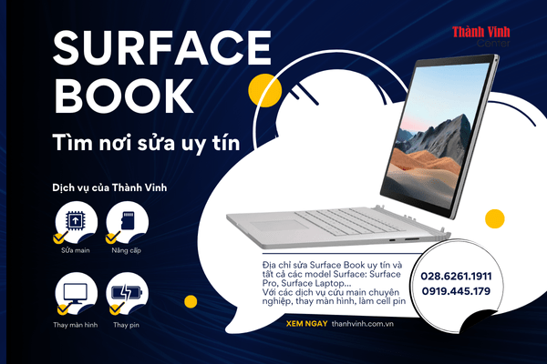 Sửa Surface Book không nhận bàn phím có khó không? Giải pháp nào an toàn và hiệu quả?