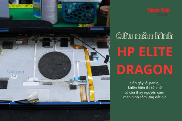 tách kính thay màn hình laptop Hp Elite Dragonfly