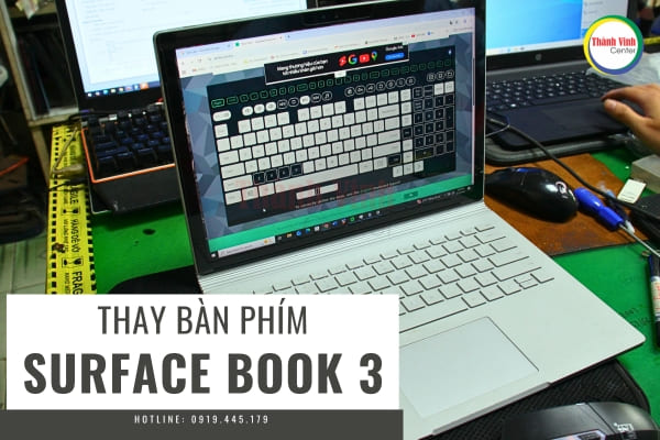 Thay bàn phím Surface Book 3 ở đâu?