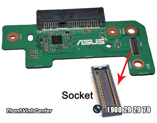 Socket bo ổ cứng Laptop ASUS X555 A555 F555 K555