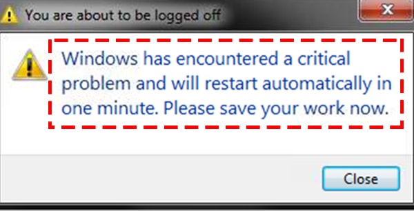 Windows-has-encountered-a-critical-problem-and-will-restart-automatically-in-one-minute-Please-save-your-work-now