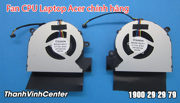 Một số dòng Fan CPU Laptop Acer hiện có trên thị trường