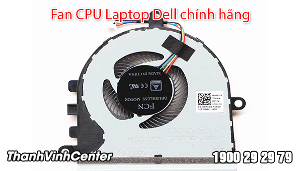 Nhận biết Fan CPU laptop Dell bị hư hỏng