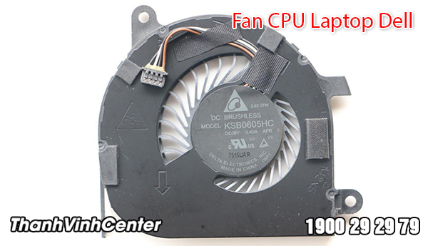 Các loại Fan CPU laptop Dell được sử dụng hiện nay