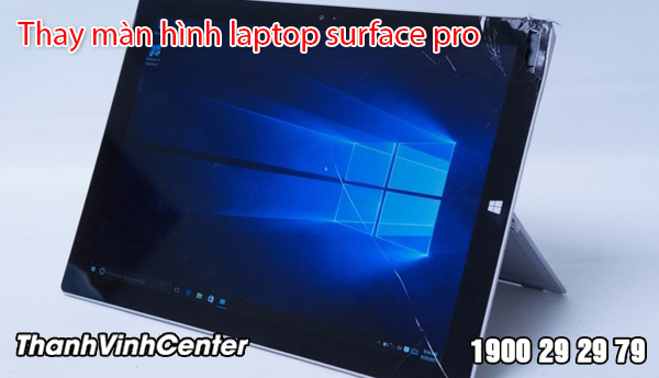 Nhận biết màn hình laptop surface pro bị lỗi