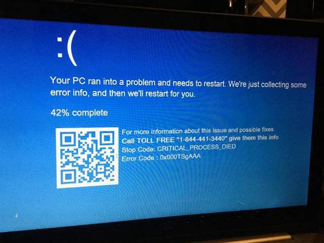 Sử lỗi laptop bị màn hình xanh