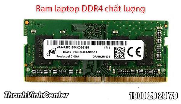 Một số loại Ram Laptop DDR4 chính hãng