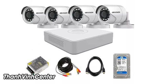 Lắp Đặt Trọn Bộ Camera 4 Mắt Giá Rẻ Tại TPHCM | Thành Vinh Center