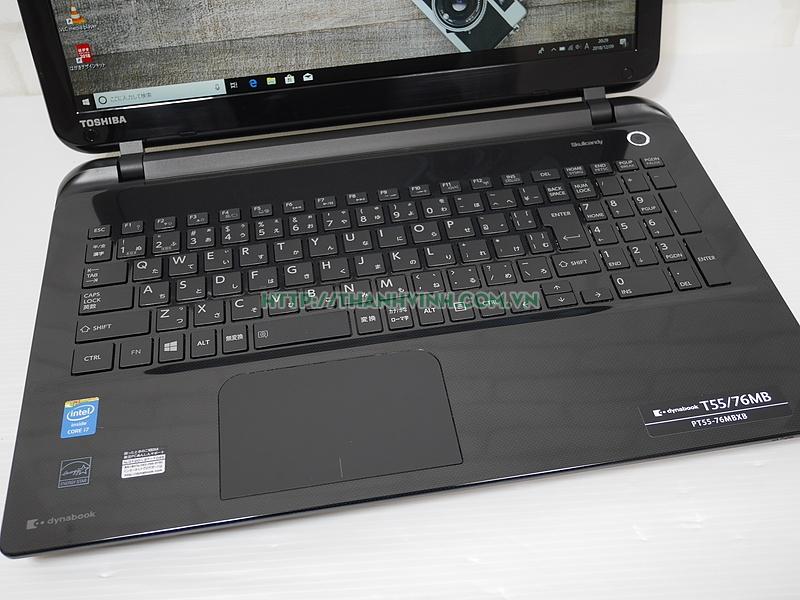 Laptop cũ black TOSHIBA dynabook T55 T55/76 MB PT55-76MBXB | Thành