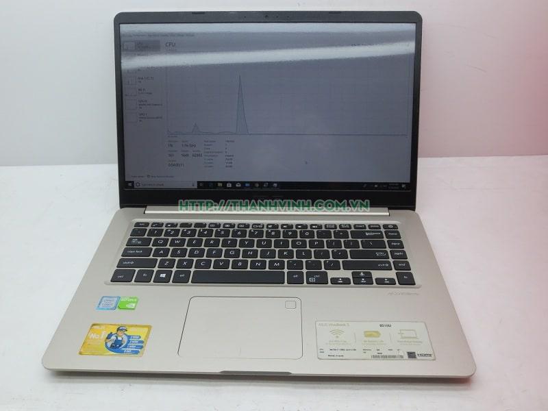 Laptop cũ Asus S510U(I7-8550U) (Vàng đồng)  - CPU: Intel Core i7-8550U ( 1.8 GHz - 4.0 GHz / 8MB / 4 nhân, 8 luồng ) - Màn hình: 15.6(đã bán 19-5-2020)