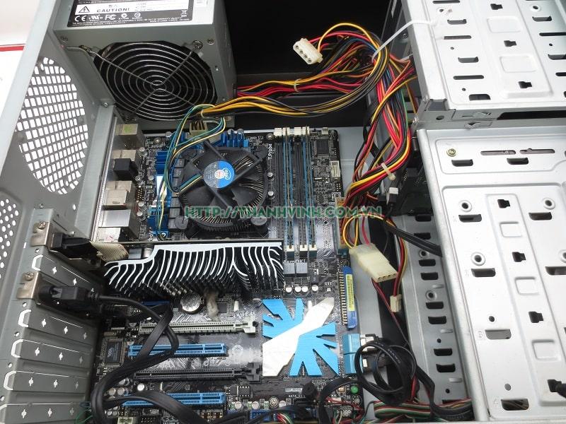 PC MÁY TÍNH ĐỂ BÀN GIÁ RẺ MAIN ASUS P7P55D PRO CPU I3-550 RAM  4GB  VGA NVIDIA GeForce210 HDD 5OOGB(đã bán 080620)