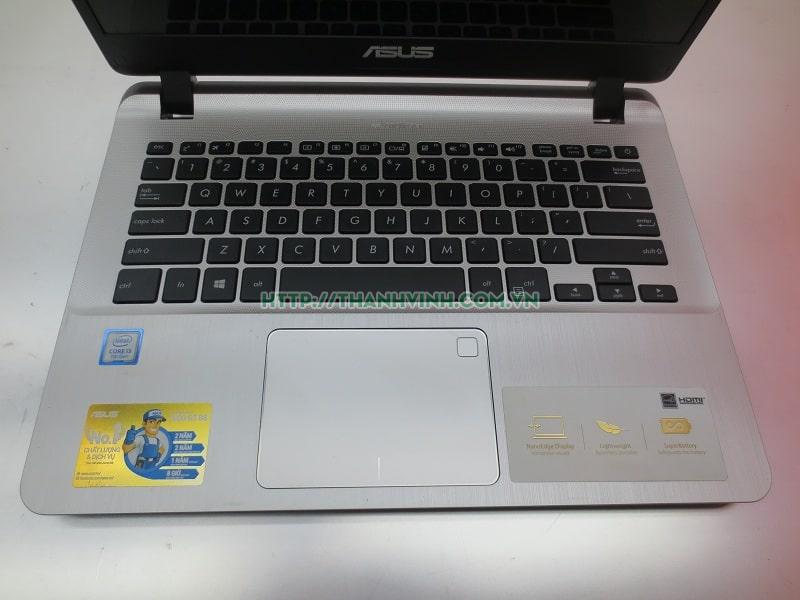 Laptop cũ ASUS X407UAR cpu core i3-7020u ram 4gb ổ cứng ssd 128gb + ổ cứng hdd 1tb vga intel hd graphics.(đã bán)
