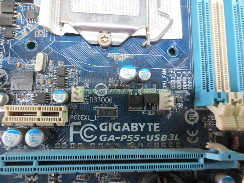 Main máy tính để bàn Gigabyte GA-P55-USB3L cũ.