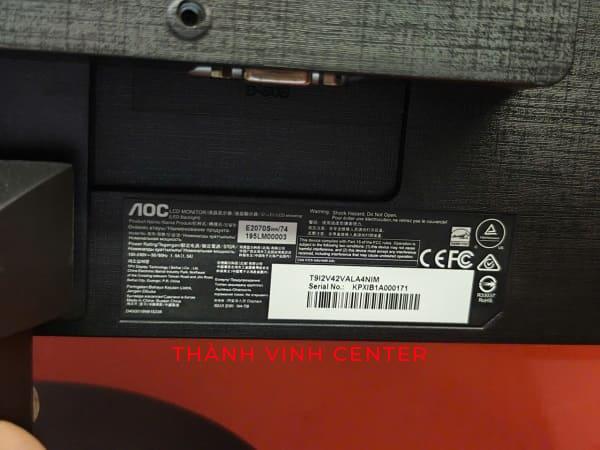 MÀN HÌNH MÁY TÍNH ĐỂ BÀN CŨ AOC E2070SWN 20''INCH ĐỘ PHÂN GIẢI 1600×900 PIXEL