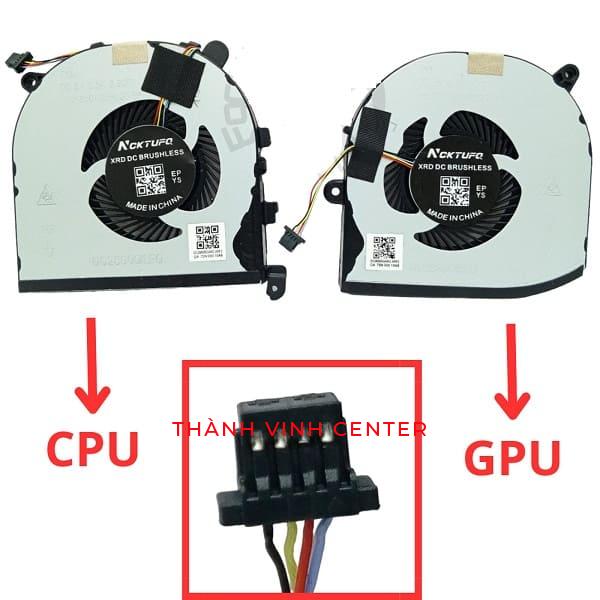 Fan Quạt Tản Nhiệt CPU Laptop Dell XPS 15 9560 9550, Presision 5520 M5520 P56F 0VJ2HC 0TK9J1 (Tem FCN)