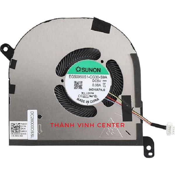 Fan quạt tản nhiệt CPU laptop Dell XPS 15 9500 9510 9520, Precision 5550 5560 5570 DC5V
