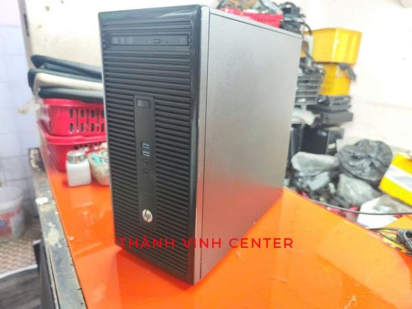 PC MÁY TÍNH ĐỂ BÀN CŨ GIÁ RẺ DELL HP 400 G3 CPU CORE I3-6100 / RAM 8GB / HDD 1TB + SSD 128GB / INTEL HD GRAPHICS
