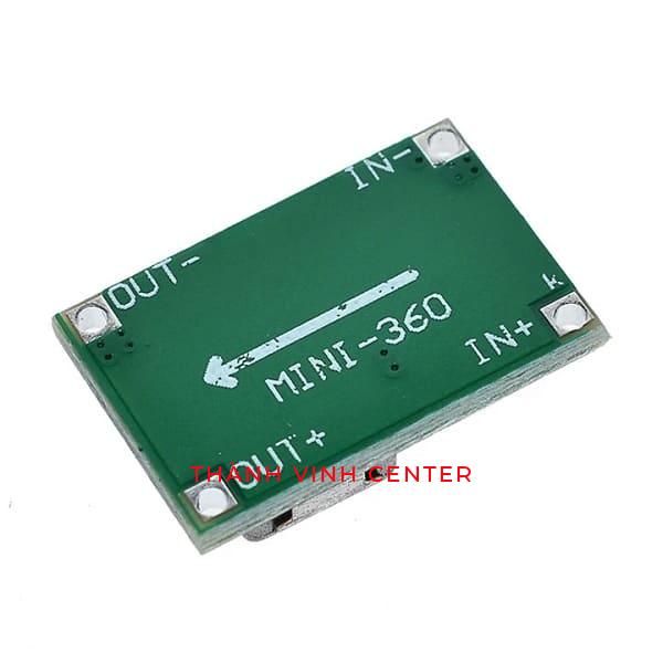 Bộ chuyển đổi Mini360 DC-DC HM Buck Mô-đun cấp nguồn bước xuống 4.75-23V sang 1-17V 340KHz Mini-360 Siêu nhỏ