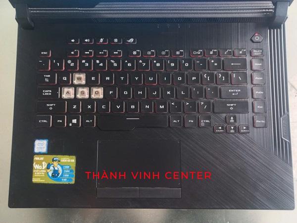 LAPTOP CŨ GAMING ASUS ROG Strix G531G CPU I7-9750H RAM 8GB Ổ CỨNG SSD 512GB VGA NVIDIA GeForce GTX 1650 LCD 15.6''INCH FHD