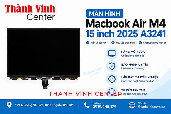 Màn hình Macbook Air M4 15 inch 2025 A3241