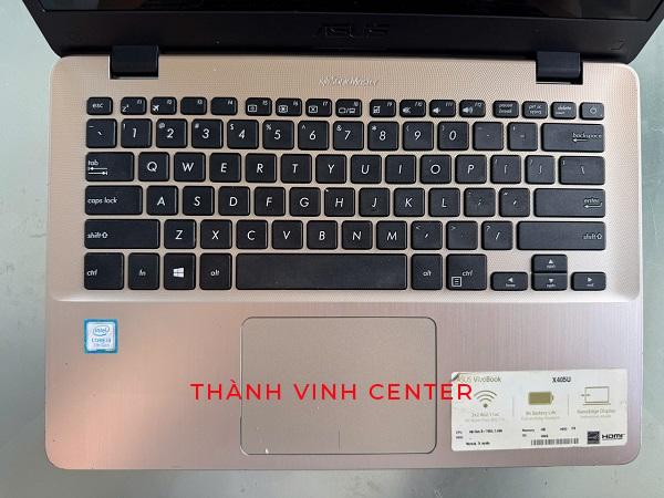 LAPTOP CŨ Asus X405UA CPU CORE i3-7100U RAM 8GB Ổ CỨNG SSD 128GB HDD 500GB VGA Intel HD GRAPHICS 620 LCD 14''INCH HD (1366 x 768)