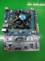 Combo Mainboard H61 Gigabyte GA H61M S2 B3 Socket 1155 CPU i3 2100 DDR3 2GB Fan 1155 Zin