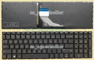 Bàn phím laptop HP 15-DA,15-DB,15-DX,15-DR,15-CN,15-CW,15-CR,15-CS,17-BY,250-G7,255-G7 Series Đen LED