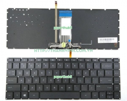 Bàn phím laptop HP Pavilion X360 14-BA,14-BK,14-BF,14-BP,14-BR,14-BS,14-BW Đen LED