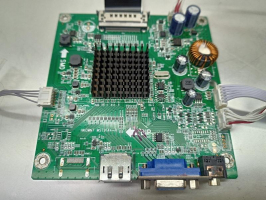 vỉ mạch xử lý điều khiển monitor + nút bấm HKC MST901A4-N | MG32A2F4