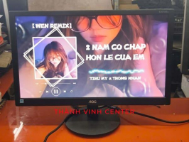 MÀN HÌNH MÁY TÍNH ĐỂ BÀN CŨ AOC E2070SWN 20''INCH ĐỘ PHÂN GIẢI 1600×900 PIXEL