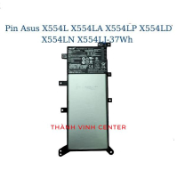 Pin laptop Asus A455 A555 F554 F555 K555 X554 X555 X555L X555 X555LA X555LD X555LN A555L F555L K555L C21N1347, C21PQCH, 2ICP4/63/134 (New Zin) 4 Cell