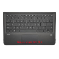 Vỏ Mặt C Laptop HP Pavilion X360 11-k Tháo Máy (Vỏ Đẹp 98%, Phím Hư, Chân ốc ok)