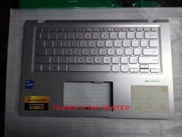 Vỏ mặt C + Keyboard Laptop Asus VivoBook 14 X415JA X415 X415JA X409 X409U X409J A415 V4200j V4200E Màu Bạc (Vỏ Trầy, Phím ok, chân ốc ok) Tháo máy