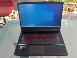 LAPTOP CŨ GAMING MSI GF63 Thin 10CS CPU I7 - 10750H RAM 8GB Ổ CỨNG SSD 512GB VGA NVIDIA GeForce RTX 1650 LCD 15.6''INCH FHD
